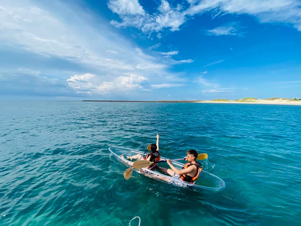 澎湖旅遊-透明獨木舟